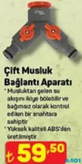 Çift Musluk Bağlantı Aparatı Çift Musluk Bağlantı Aparatı