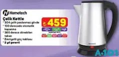 Hometech Çelik Kettle/Su Isıtıcı Hometech Çelik Kettle/Su Isıtıcı