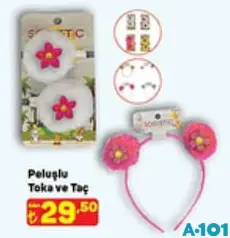 Peluşlu Toka ve Taç Peluşlu Toka ve Taç