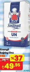 Sinangil Buğday Unu 2 kg Sinangil Buğday Unu 2 kg