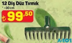 12 Diş Düz Tırmık 30 cm 12 Diş Düz Tırmık 30 cm