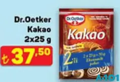 Dr. Oetker Kakao 2'li 2x25 g Dr. Oetker Kakao 2'li 2x25 g