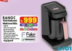 Range Türk Kahve Makinesi Range Türk Kahve Makinesi