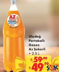 Uludağ Portakallı Gazoz Az Şekerli 2,5 L Uludağ Portakallı Gazoz Az Şekerli 2,5 L