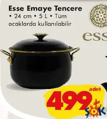 Esse Emaye Tencere 24 cm 5 L Esse Emaye Tencere 24 cm 5 L