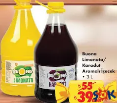 Buona Limonata/Karadut Aromalı İçecek 3 L Buona Limonata/Karadut Aromalı İçecek 3 L
