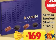 Karmen Spesiyal Çikolata 265 g - Bayram Şekeri/Çikolatası Karmen Spesiyal Çikolata 265 g - Bayram Şekeri/Çikolatası