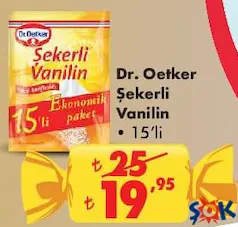 Dr. Oetker Şekerli Vanilin 15'li Dr. Oetker Şekerli Vanilin 15'li