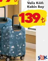 Valiz Kılıfı Kabin Boy Valiz Kılıfı Kabin Boy