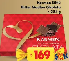 Karmen Sütlü Bitter Madlen Çikolata 288 g - Bayram Şekeri/Çikolatası Karmen Sütlü Bitter Madlen Çikolata 288 g - Bayram Şekeri/Çikolatası