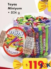 Tayaş Miniyum Şeker 804 g - Bayram Şekeri/Çikolatası Tayaş Miniyum Şeker 804 g - Bayram Şekeri/Çikolatası