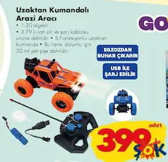 Gokidy Oyuncak Uzaktan Kumandalı Arazi Aracı Gokidy Oyuncak Uzaktan Kumandalı Arazi Aracı