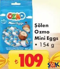 Şölen Ozmo Mini Eggs Yumurta 154 g - Bayram Şekeri/Çikolatası Şölen Ozmo Mini Eggs Yumurta 154 g - Bayram Şekeri/Çikolatası