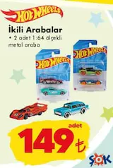 Hot Wheels Oyuncak İkili Arabalar Hot Wheels Oyuncak İkili Arabalar