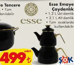 Esse Emaye Çaydanlık Esse Emaye Çaydanlık