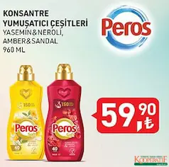 Peros Yumuşatıcı Konsantre Çeşitleri 960 ml Peros Yumuşatıcı Konsantre Çeşitleri 960 ml