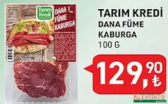 Tarım Kredi Dana Füme Kaburga 100 g Tarım Kredi Dana Füme Kaburga 100 g