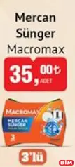 Macromax Mercan Sünger 3'lü Macromax Mercan Sünger 3'lü