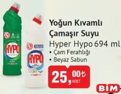 Hyper Hypo Yoğun Kıvamlı Çamaşır Suyu 694 ml Hyper Hypo Yoğun Kıvamlı Çamaşır Suyu 694 ml