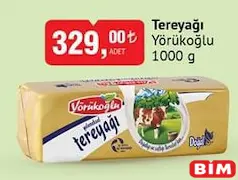 Yörükoğlu Tereyağı 1000 g Yörükoğlu Tereyağı 1000 g