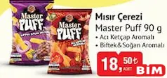 Master Puff Mısır Çerezi 90 g Master Puff Mısır Çerezi 90 g