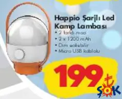 Kreuzer Happio Şarjlı Led Kamp Lambası Kreuzer Happio Şarjlı Led Kamp Lambası