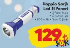 Kreuzer Doppio Şarjlı Led El Feneri Kreuzer Doppio Şarjlı Led El Feneri