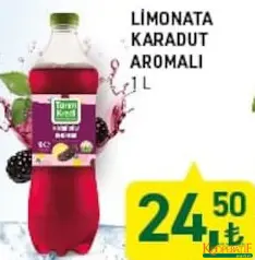 Tarım Kredi Limonata Karadut Aromalı 1 L Tarım Kredi Limonata Karadut Aromalı 1 L