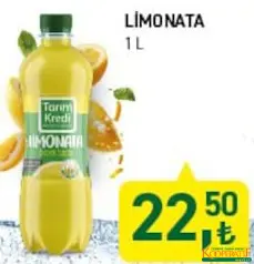 Tarım Kredi Limonata 1 L Tarım Kredi Limonata 1 L