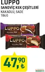 Şölen Luppo Sandviç Kek Çeşitleri 184 g Şölen Luppo Sandviç Kek Çeşitleri 184 g