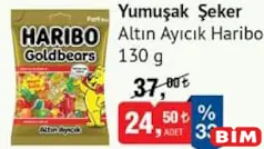 Haribo Altın Ayıcık Yumuşak Şeker 130 gr Haribo Altın Ayıcık Yumuşak Şeker 130 gr