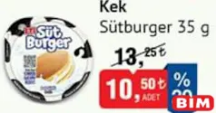 Eti Sütburger Kek 35 g Eti Sütburger Kek 35 g