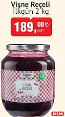 İlkgün Vişne Reçeli 2 kg İlkgün Vişne Reçeli 2 kg