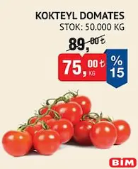 Kokteyl Domates Kg Kokteyl Domates Kg