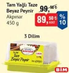 Akpınar Tam Yağlı Taze Beyaz Peynir 450 g Akpınar Tam Yağlı Taze Beyaz Peynir 450 g