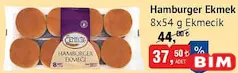 Ekmecik Hamburger Ekmek 8x54 g Ekmecik Hamburger Ekmek 8x54 g