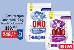 Omo Toz Deterjan 5 kg Omo Toz Deterjan 5 kg