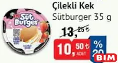 Eti Sütburger Çilekli Kek 35 g Eti Sütburger Çilekli Kek 35 g