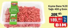 Emin Kıyma Dana %20 Yağlı 400 g Emin Kıyma Dana %20 Yağlı 400 g