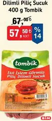 Tombik Dilimli Piliç Sucuk 400 g Tombik Dilimli Piliç Sucuk 400 g