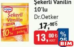 Dr. Oetker Şekerli Vanilin 10'lu Dr. Oetker Şekerli Vanilin 10'lu
