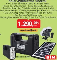 Solar Aydınlatma Sistemi Solar Aydınlatma Sistemi