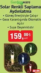 Gardenware Solar Renkli Saplama Aydınlatma Gardenware Solar Renkli Saplama Aydınlatma