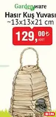 Gardenware Hasır Kuş Yuvası Gardenware Hasır Kuş Yuvası