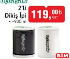 Üçbaşak 2'li Dikiş İpi 900 m Üçbaşak 2'li Dikiş İpi 900 m