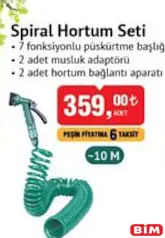 Spiral Hortum Seti 10 m Spiral Hortum Seti 10 m