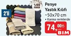 Penye Yastık Kılıfı 2'li 50x70 cm Penye Yastık Kılıfı 2'li 50x70 cm