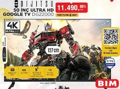 Dijitsu 50 inç Ultra HD Google TV DG22000 Akıllı Televizyon Dijitsu 50 inç Ultra HD Google TV DG22000 Akıllı Televizyon