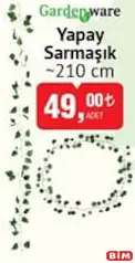 Gardenware Yapay Sarmaşık 210 cm Gardenware Yapay Sarmaşık 210 cm
