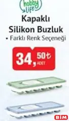 Hobby Life Kapaklı Silikon Buzluk Hobby Life Kapaklı Silikon Buzluk